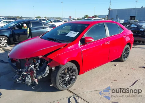 2016 Toyota Corolla S W/Special Edition Pkg from USA, damaged, VIN 2T1BURHE0GC505666